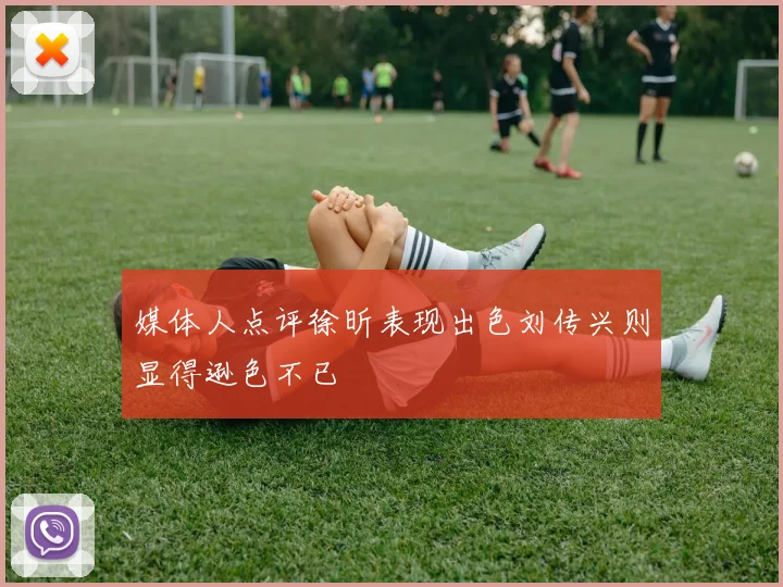 媒体人点评徐昕表现出色刘传兴则显得逊色不已